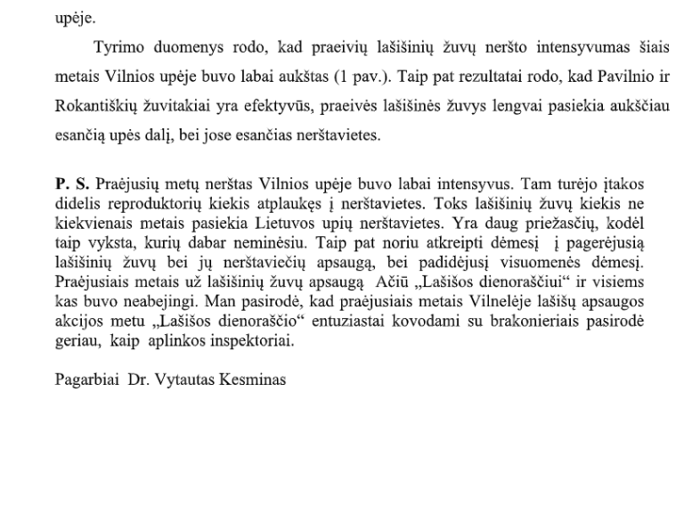 Norime labai padėkoti visiems JUMS už atliktą didžiulį praėjusių metų darbą