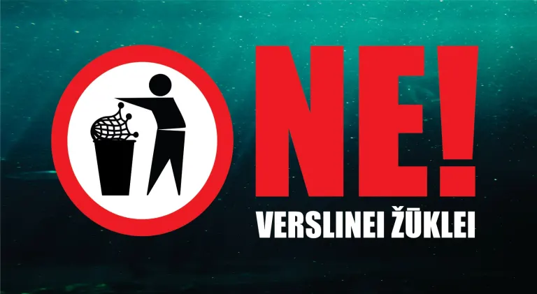 Mitingas prieš verslinę žvejybą.