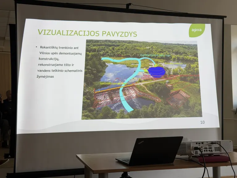 Susitikimas dėl Rokantiškių užtvankos demontavimo